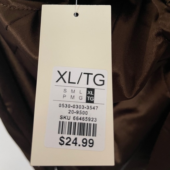 Brand New with Tags- Side Slit, Cut-Out Satin Halter Body Con Mini Dress- Brown - Picture 5 of 5